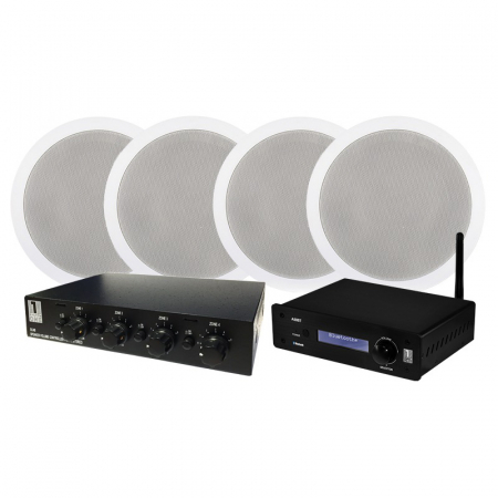 System One A50BT med 2 par IC820 + SC4B högtalarväxel i gruppen Kampagner / Vilde tilbud - hjem hos BRL Electronics (SETA50PKT19)