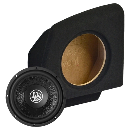 Basboks med DLS PE10.D2 til Audi A6 Avant 2005-2011 i gruppen Bilstereo / Hvad passer i min bil / Audi / Audi A6 / Audi A6 2005-2011 / Audi A6 Skifte højttalere hos BRL (SETA6AVANTPKT1)