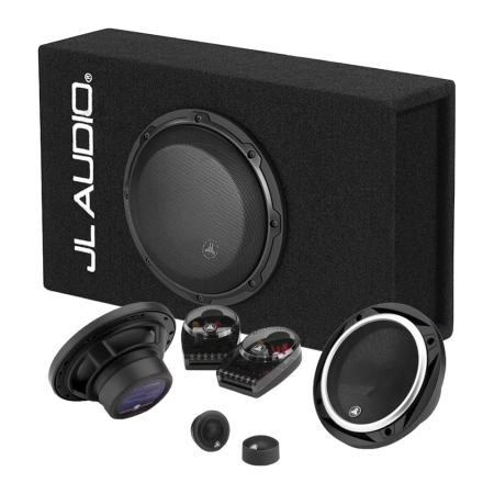 JL Audio ACP108LG-W3v3 med C2-650, komplet sæt i gruppen Pakkeløsninger / Pakker til bilen / Komplett Pakke hos BRL (SETACP108LGW3V3PKT1)
