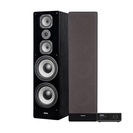 Wiim Amp Ultra med Dynavoice Challenger M-105 EX v4 i sort, 2.0 stereopakke i gruppen Pakkeløsninger / Pakker til hjemmet / Stereopakker hos BRL (SETAMPULTRAPKT1)