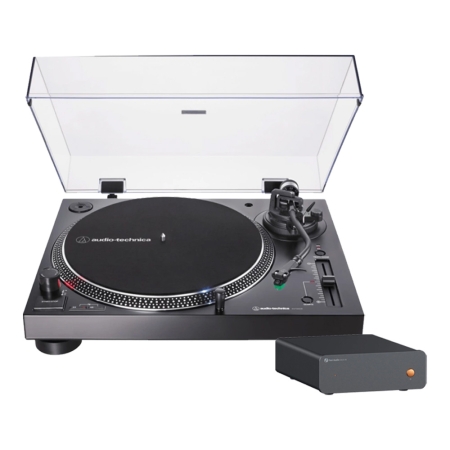 Audio Technica AT-LP120XUSB med ekstern RIAA Fosi Audio Box X5 i gruppen Nyheder hos BRL (SETATLP120XUSBPKT1)