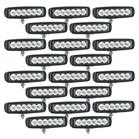 20-pak NIZLED B18RF, 15,8 cm bag-/arbejdslys, 18W, arbejdslyspakke i gruppen Arbejdsbelysning hos BRL Electronics (SETB18RFX20)
