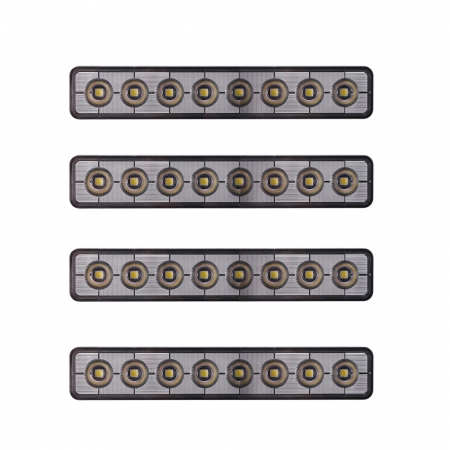 4-pack NIZLED Arbets-/skåpbelysning 48W (5600 lumen), arbetsljuspaket i gruppen Arbejdsbelysning hos BRL Electronics (SETB48RFX4)