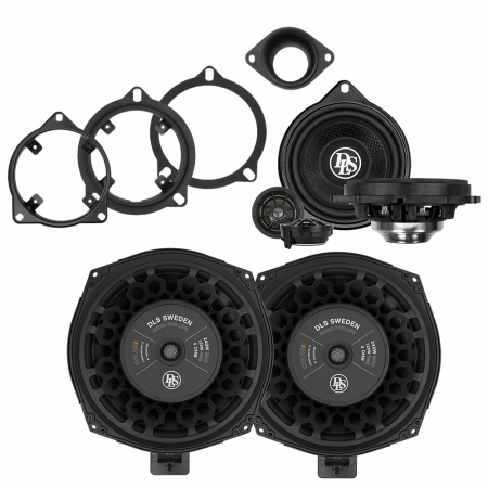 DLS Højttalerpakke til BMW, forsystem i gruppen Bilstereo / Hvad passer i min bil / BMW / BMW 5-serie / BMW G30/G31 2017-2023 / Skifte højttalere G30/G31 2017-2023 hos BRL Electronics (SETBMWDLSPKT1)