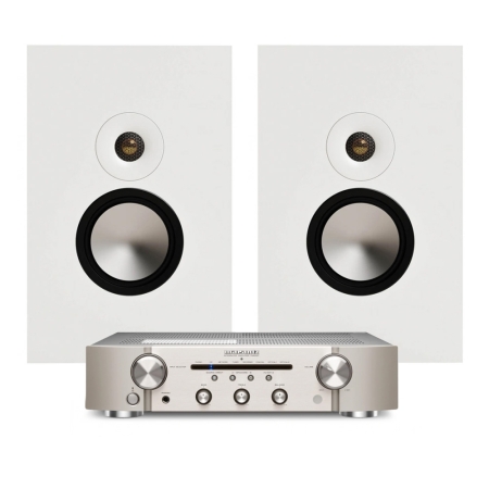 Marantz PM6007 med Monitor Audio Bronze On-Wall 7G i hvid, stereopakke i gruppen Pakkeløsninger / Pakker til hjemmet / Stereopakker hos BRL (SETBONWALL7GPKT4)