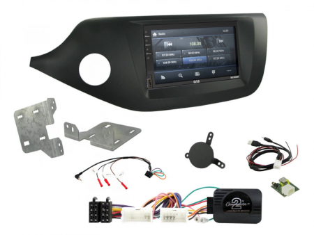 Installationspaket Kia Cee'd 2012-2017 & GAS MAX MV240-BT i gruppen Bilstereo / Hvad passer i min bil / Kia / Ceed / Ceed 2012-2018 / Skifte stereo Ceed 2012-2018 hos BRL (SETCEEDPKT6)