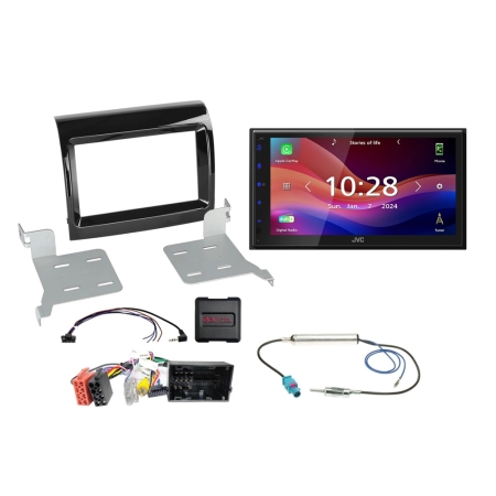 JVC KW-M695DBW bilstereopakke til Fiat/Citroen/Opel/Peugeot i gruppen Bilstereo / Hvad passer i min bil / Peugeot / Peugeot Boxer / Peugeot Boxer 2007- hos BRL (SETCITROENPKT3)