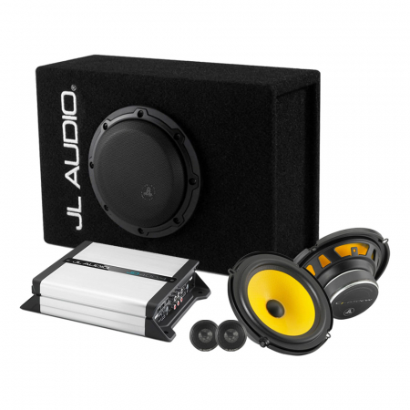 JL Audio CP106LG-W3v3 1x6.5 med C1-650 & JD400/4, helhedspakke i gruppen Pakkeløsninger / Pakker til bilen / Komplett Pakke hos BRL (SETCP106LGW3V3PKT2)