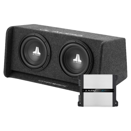 JL Audio CP210-W0v3 med JD500/1, baspakke i gruppen Pakkeløsninger / Pakker til bilen / Baspakke hos BRL (SETCP210W0V3PKT1)