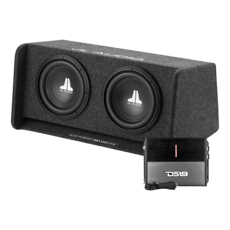 JL Audio CP210-W0v3 baspakke med DS18 ION1200.1D i gruppen Pakkeløsninger / Pakker til bilen / Baspakke hos BRL (SETCP210W0V3PKT2)