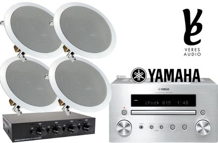 System One takhögtalare, högtalarväxel & Yamaha förstärkare i gruppen Pakkeløsninger / Pakker til hjemmet / Multiroompakker hos BRL (SETCRX550PKT1)