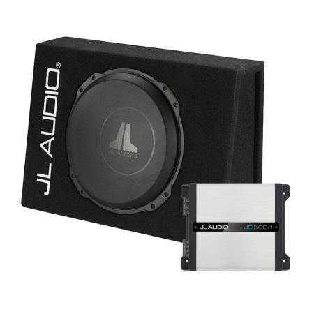 JL Audio CS112TG-TW3 med JD500/1, slankt baspakke i gruppen Pakkeløsninger / Pakker til bilen / Baspakke hos BRL (SETCS112TGTW3PKT1)