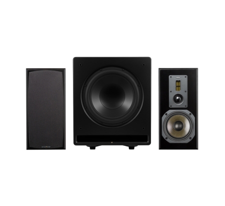 Dynavoice Definition DM-6II med CSB-V12, 2.1 højttalerpakke i sort i gruppen Pakkeløsninger / Pakker til hjemmet / Højttalerpakker hos BRL (SETDM6IIPKT8)