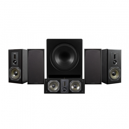 Dynavoice Definition DM-6 med CSB-V12 5.1 högtalarpaket, svart i gruppen Pakkeløsninger / Pakker til hjemmet / Højttalerpakker hos BRL (SETDM6PKT12)