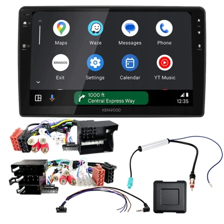 Kenwood DMX80AXS bilstereopakke til Audi A4 B6/B7 2001-2009 i gruppen Bilstereo / Hvad passer i min bil / Audi / Audi A4 / Audi A4 2004-2008 hos BRL (SETDMX80AU2PKT1)