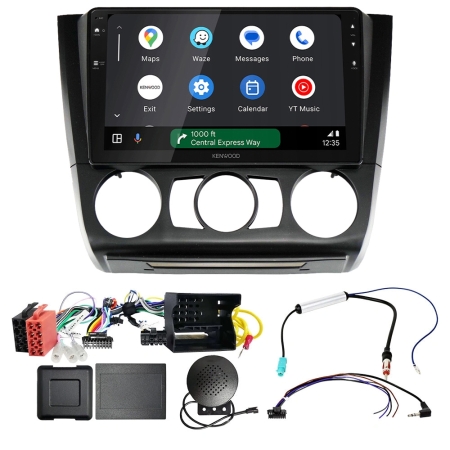 Kenwood DMX80AXS bilstereopakke til BMW 1-serie 2007-2014, manuell AC i gruppen Bilstereo / Hvad passer i min bil / BMW / BMW 1-serie / BMW F20/F21 2012-2019 hos BRL (SETDMX80BM2PKT1)