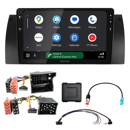 Kenwood DMX80AXS bilstereopakke til BMW 5-serie E39 1996-2004 i gruppen Bilstereo / Hvad passer i min bil / BMW / BMW 5-serie / BMW E39 1995-2003 / Skifte stereo E39 1995-2003 hos BRL (SETDMX80BM5PKT1)
