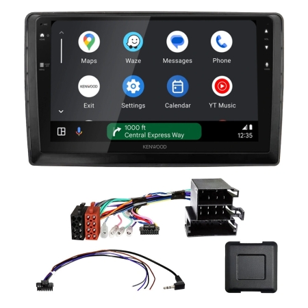 Kenwood DMX80AXS bilstereopakke til Citroën Nemo, Peugeot Bipper, Fiat Fiorino/Qubo i gruppen Bilstereo / Hvad passer i min bil / Fiat / Qubo / Qubo 2008-2016 hos BRL (SETDMX80CT8PKT1)