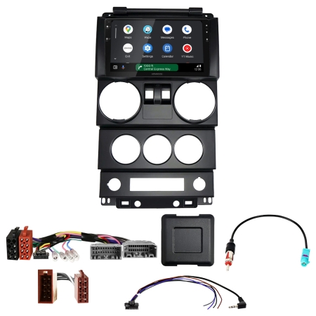 Kenwood DMX80AXS bilstereopakke til Jeep Wrangler 2-dörrars 2007-2010 i gruppen Bilstereo / Hvad passer i min bil / Jeep / Jeep Wrangler hos BRL (SETDMX80JP1PKT1)