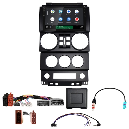 Kenwood DMX80AXS bilstereopakke til Jeep Wrangler 4-dörrars 2007-2010 i gruppen Bilstereo / Hvad passer i min bil / Jeep / Jeep Wrangler hos BRL (SETDMX80JP2PKT1)