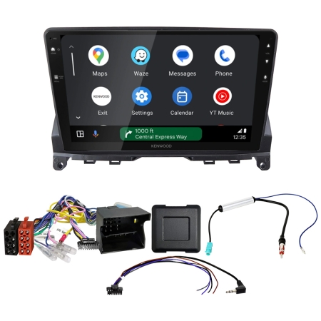 Kenwood DMX80AXS bilstereopakke til Mercedes C-Class W204 2007-2011 i gruppen Bilstereo / Hvad passer i min bil / Mercedes / C-klasse / C-klasse 2008-2014 W204 hos BRL (SETDMX80MC4PKT1)