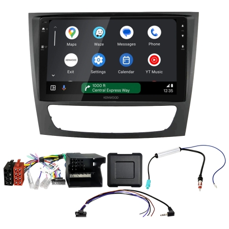 Kenwood DMX80AXS bilstereopakke til Mercedes E-Class W211 och CLS C219 i gruppen Bilstereo / Hvad passer i min bil / Mercedes / E-klasse / E-klasse 2002-2009 W211 hos BRL (SETDMX80MC6PKT1)