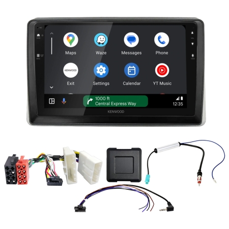 Kenwood DMX80AXS bilstereopakke til Renault Master, Opel Movano, Nissan NV400 och Interstar i gruppen Bilstereo / Hvad passer i min bil / Renault / Master / Master 2011-2024 hos BRL (SETDMX80RT7PKT1)