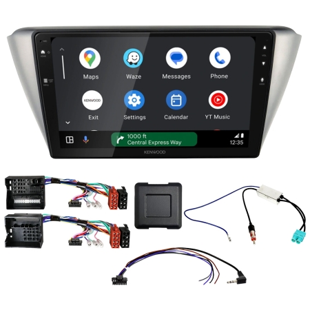 Kenwood DMX80AXS bilstereopakke til Skoda Fabia NJ 2015-2023 i gruppen Bilstereo / Hvad passer i min bil / Skoda / Skoda Fabia / Skoda Fabia 2022- hos BRL (SETDMX80SK3PKT1)