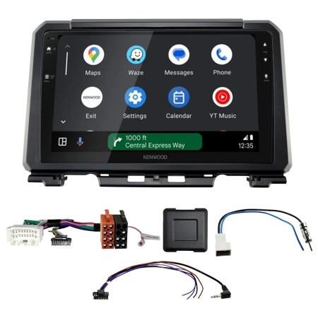 Kenwood DMX80AXS bilstereopakke til Suzuki Jimny 2018-2025 i gruppen Bilstereo / Hvad passer i min bil / Suzuki / Jimny hos BRL (SETDMX80SZ6PKT1)