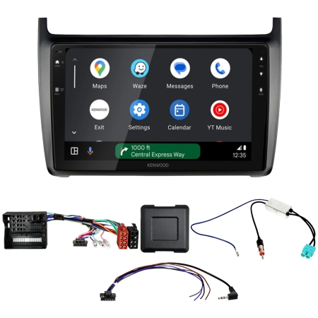 Kenwood DMX80AXS bilstereopakke til Volkswagen Polo 2010-2017 i gruppen Bilstereo / Hvad passer i min bil / Volkswagen / Polo / Polo 2010-2017 hos BRL (SETDMX80VW4PKT1)