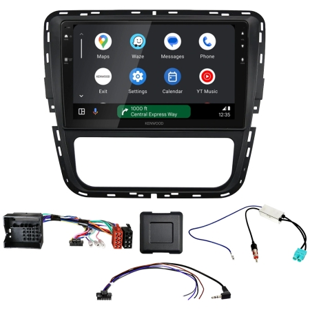 Kenwood DMX80AXS bilstereopakke til Volkswagen Passat B7 2011-2015, manuell AC i gruppen Bilstereo / Hvad passer i min bil / Volkswagen / Passat / Passat B7 2010-2015 / Skift stereo Passat B7 2010-2015 hos BRL (SETDMX80VW6PKT1)
