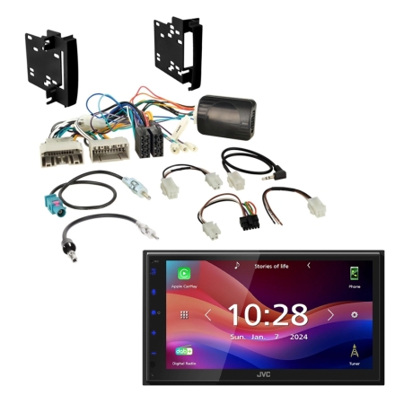 JVC KW-M695DBW bilstereopakke til Chrysler/Dodge/Jeep i gruppen Bilstereo / Hvad passer i min bil / Lancia / Voyager hos BRL (SETDODGEPKT1)