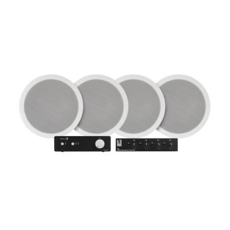 Dayton Audio DTA-100ST multiroompakke med kontakt og 2 par System One IC620 i gruppen Pakkeløsninger / Pakker til hjemmet / Multiroompakker hos BRL (SETDTA100STPKT1)