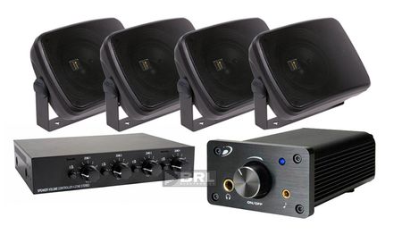 Veres lådhögtalare, högtalarväxel & Dayton Audio förstärkare i gruppen Pakkeløsninger / Pakker til hjemmet / Multiroompakker hos BRL (SETDTA120PKT3)