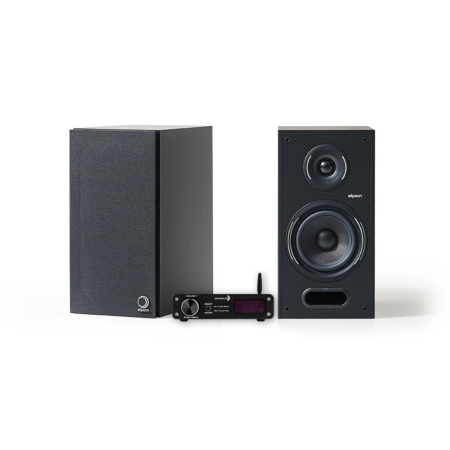 Dayton Audio DTA-PRO med Elipson Horus 6B i sort, 2.0 stereopakke i gruppen Pakkeløsninger / Pakker til hjemmet / Stereopakker hos BRL (SETDTAPROPKT2)