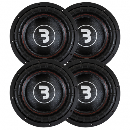 4-pak Bass Habit Elite 2 E2300D1, 12 tommer subwoofer i gruppen Bilstereo / Bas / Basenhed hos BRL (SETE2300D1X4)