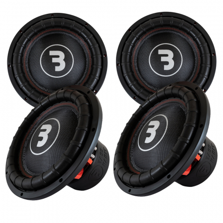 4-pak Bass Habit Elite 2 E2380D1, 15 tommers subwoofer i gruppen Bilstereo / Bas / Basenhed hos BRL (SETE2380D1X4)
