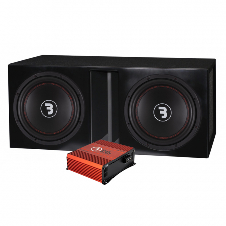 2-pack Bass Habit E300D1 låda & SE2100.1DF, baspaket i gruppen Pakkeløsninger / Pakker til bilen / Baspakke hos BRL Electronics (SETE300D1PKT3)
