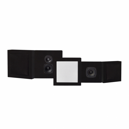 DLS Flatbox Mini On-Wall 5.0 högtalarpaket, svart i gruppen Pakkeløsninger / Pakker til hjemmet / Højttalerpakker hos BRL Electronics (SETFBMINIPKT8)