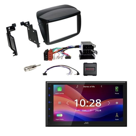 JVC KW-M695DBW bilstereopakke til Fiat Doblo/Opel Combo D i gruppen Bilstereo / Hvad passer i min bil / Fiat / Doblo / Doblo 2010-2022 hos BRL (SETFIATPKT1)