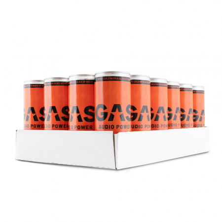 GAS energidrik 24-pak i gruppen Bilstereo / Tilbehør / Merchandise hos BRL Electronics (SETGASENERGY24P)