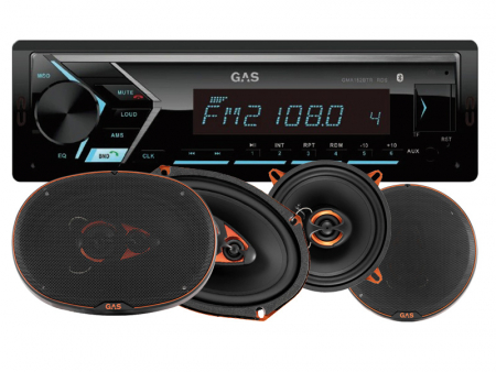 GAS GMA152BTR & GAS ALPHA-högtalare i gruppen Pakkeløsninger / Pakker til bilen / Bilstereopakke hos BRL Electronics (SETGMA152ALPHA)