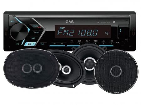 GAS GMA152BTR & GAS SILVER-högtalare i gruppen Pakkeløsninger / Pakker til bilen / Bilstereopakke hos BRL Electronics (SETGMA152SILVER)