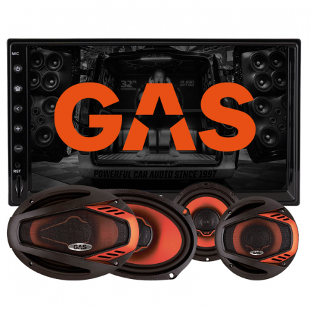 GAS GMV651 & GAS BEAT-högtalare i gruppen Pakkeløsninger / Pakker til bilen / Bilstereopakke hos BRL (SETGMV651PKT2)