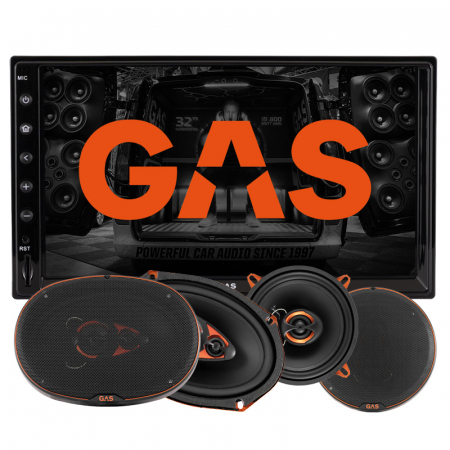 GAS GMV651 & GAS ALPHA-högtalare i gruppen Pakkeløsninger / Pakker til bilen / Bilstereopakke hos BRL (SETGMV651PKT3)