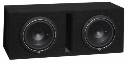 2st Rockford Fosgate P2D28 (2x2ohm) i GAS GV-kasse i gruppen Bilstereo / Bas / Passiv subwoofer hos BRL (SETGV208P2D28PKT)