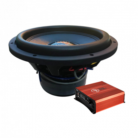 Hammer Tech Heavy Class X HCX15D1 & SPL ELITE 3100.1DF, baspaket i gruppen Pakkeløsninger / Pakker til bilen / Baspakke hos BRL (SETHCX15D1PKT2)