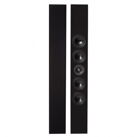 2-pack DLS Flatbox Slim XL on-wall, mattsvart i gruppen Hjemmestereo / Højttalere / Vægmonterede højttalere hos BRL Electronics (SETHFB110149SBX2)