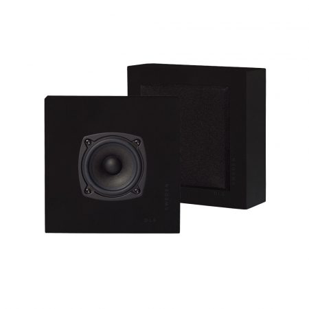 2-pak DLS Flatbox Slim Mini væghøjttalere, mattsort i gruppen Hjemmestereo / Højttalere / Vægmonterede højttalere hos BRL Electronics (SETHFB18188SBX2)