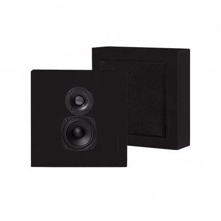 2-pack DLS Flatbox Mini on-wall högtalare, mattsvart i gruppen Hjemmestereo / Højttalere / Vægmonterede højttalere hos BRL Electronics (SETHFB24249SBX2)